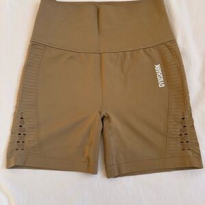 Gymshark Women's Tan Bike Shorts